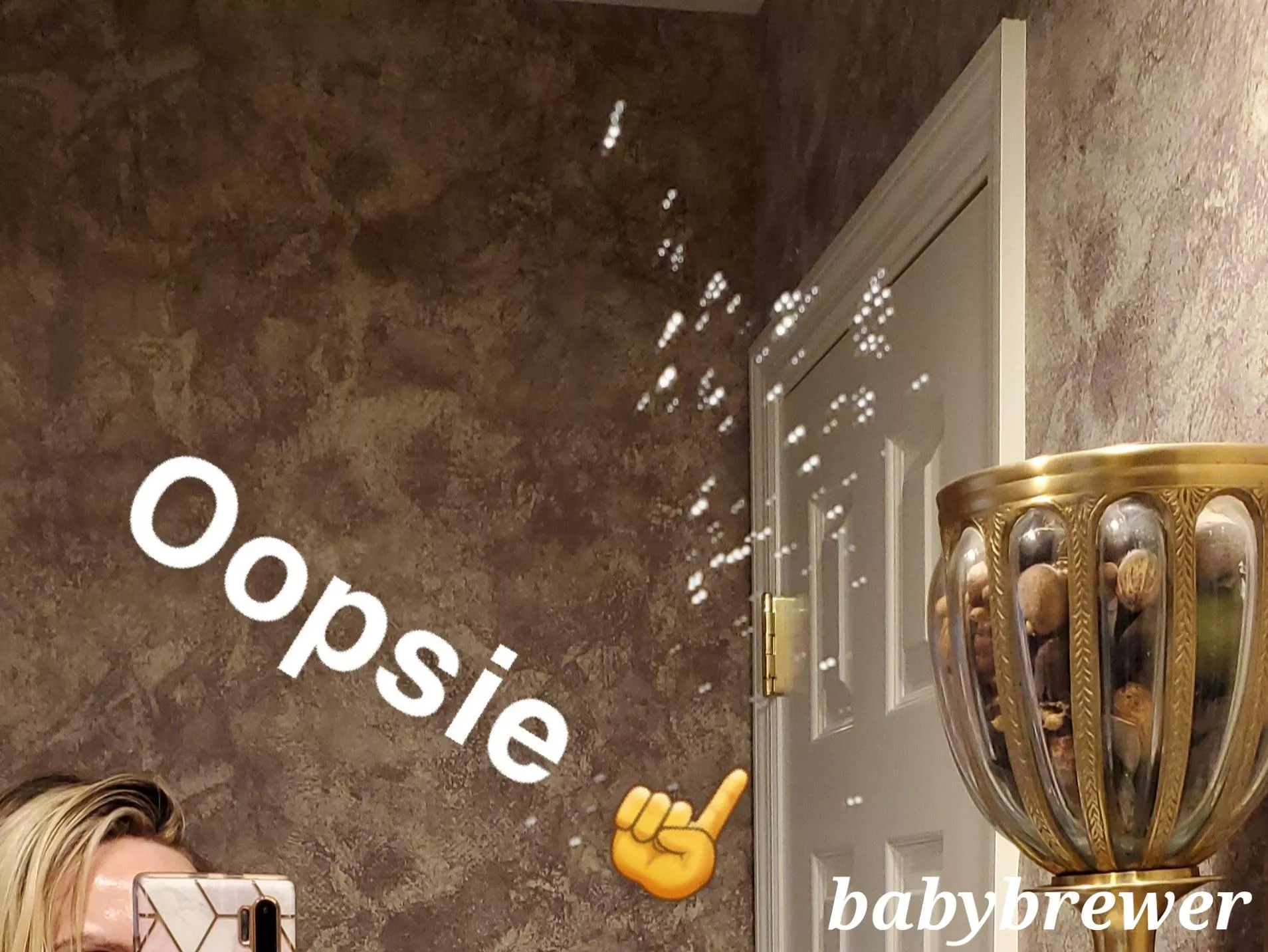 I always make a mess filming 🥛 videos 😜 posted by babybrewer2020