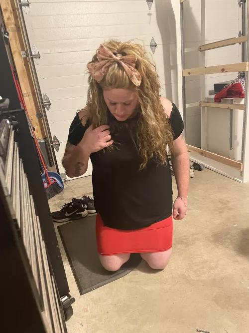 I always told him he’s prettiest when he’s on his knees 😘👅 by BREandSISSY