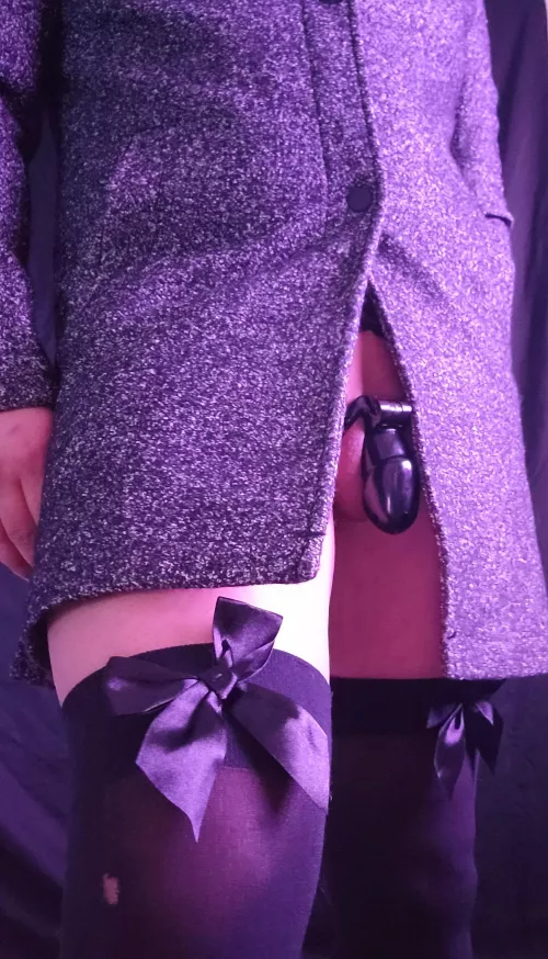 I always wear my chastity. Id feel naked without it. by PebbleBaker