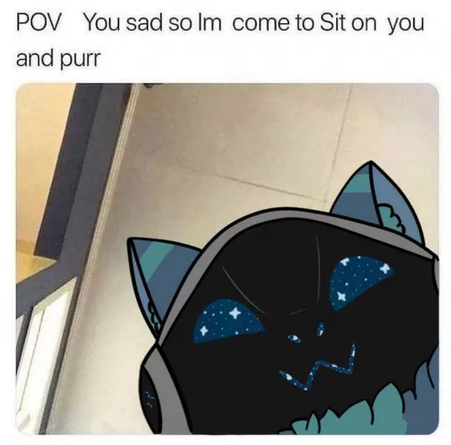 I am here to help cheer you up! (Art by me) by CmgsAdventures