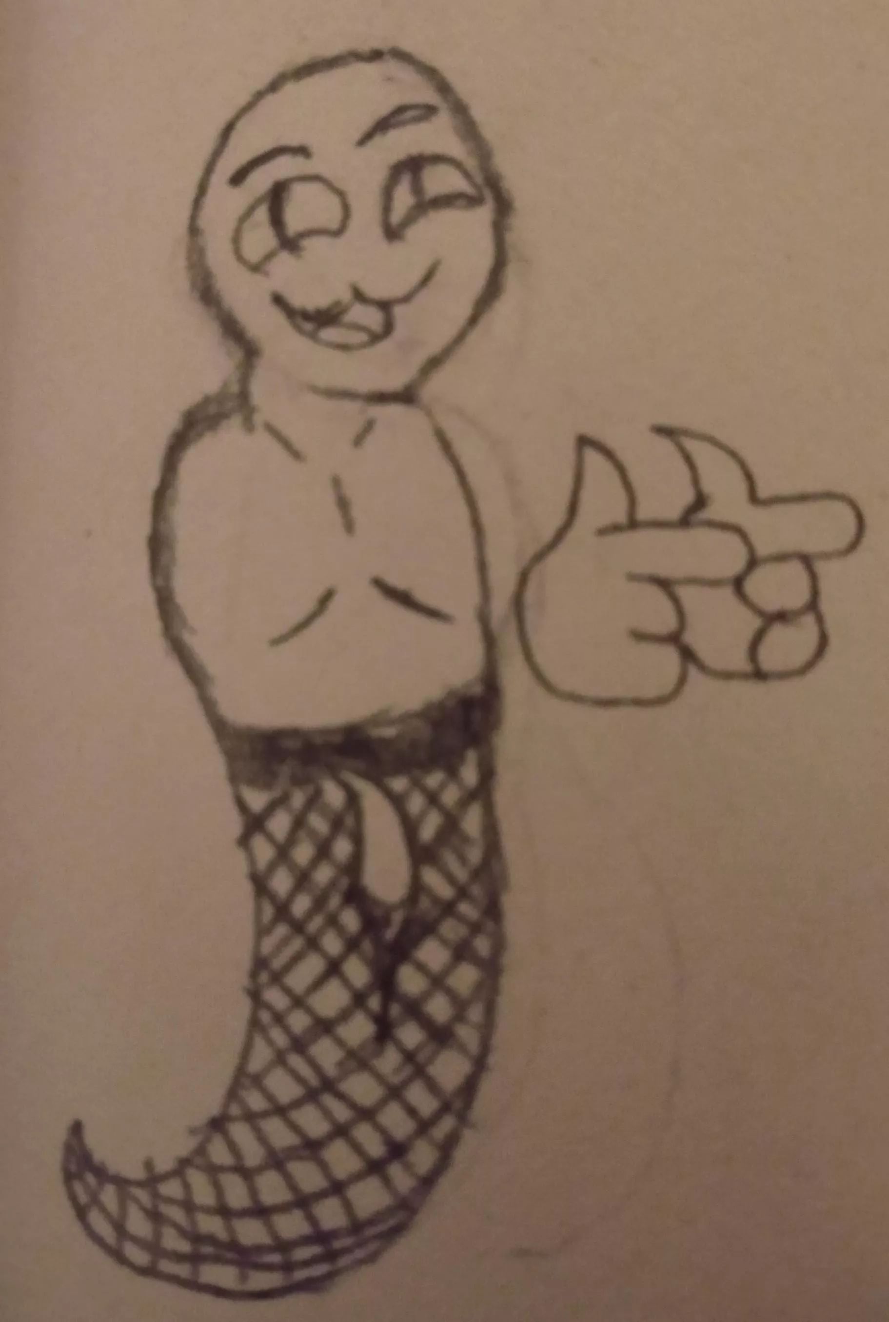 I asked a friend what I should draw, they said lost in stocking, this was the result, cursed I would say posted by that-pointless-life