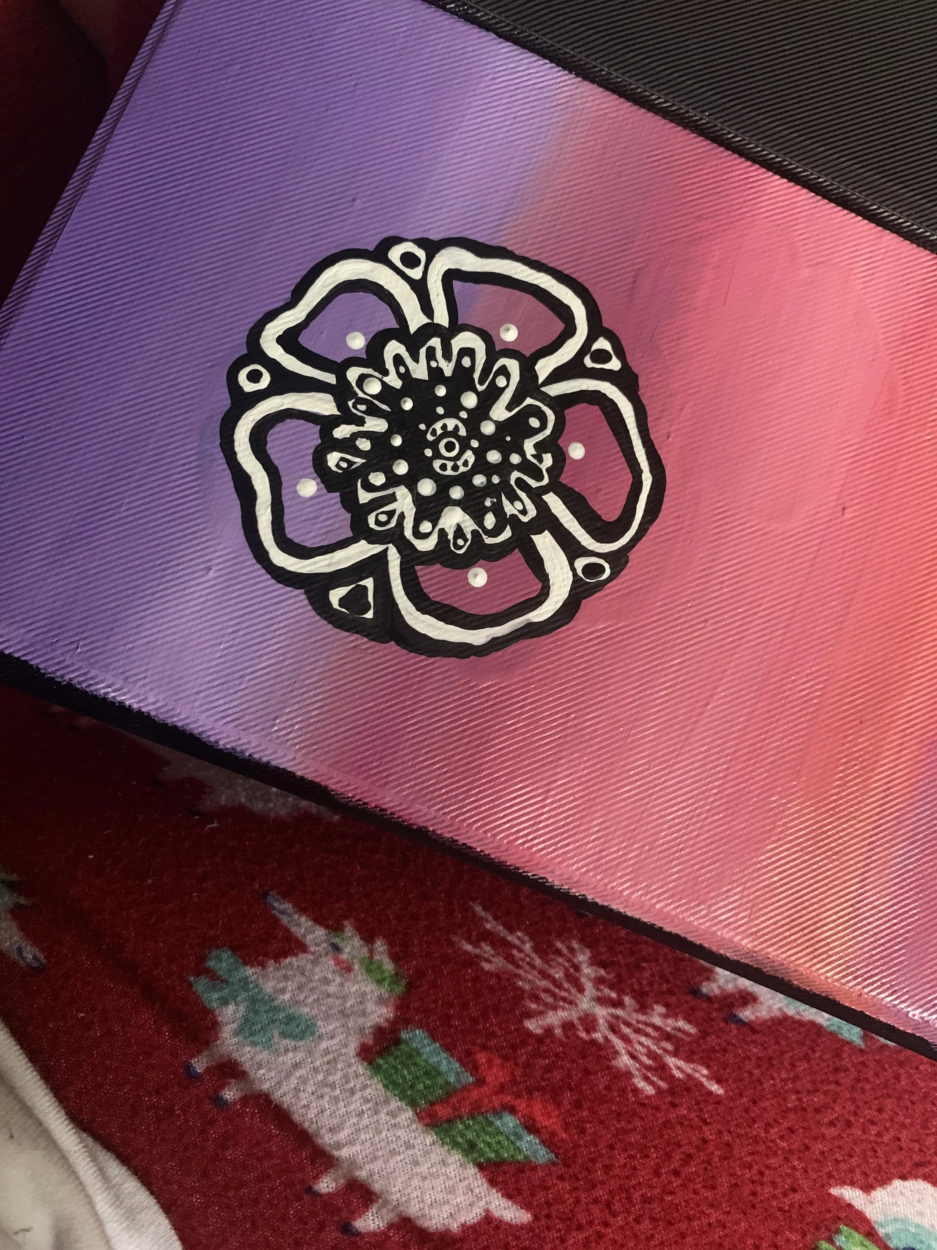 I been working on my tablet case ☺️ uni is gonna be more colorful posted by Starrybabes