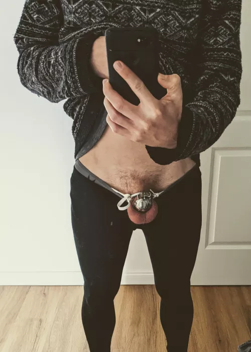 I begged to be let out after locktober. But now I am in my punishment cage.... by juri69