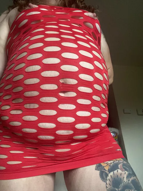 I bought this red dress for a guy who was supposed to fuck me but now he’s ghosting me. Now it’s for you guys by Littleboobs_bigbelly
