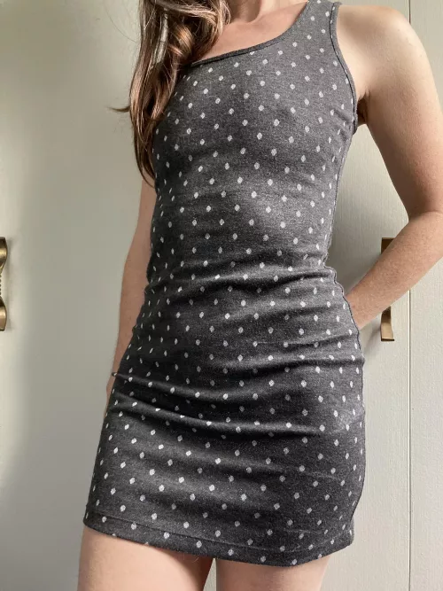 I bought this very trashy dress used and I bet I’m at least twice the age of the last owner 😳 by LadyMissDonna