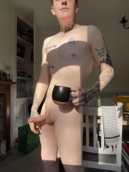 I came here to drink coffee and fuck….and I’m out of coffee. by paleguyudontknow97