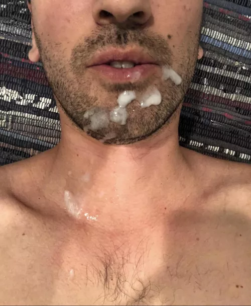 I came on my face for the first time ever by cockeverlasting