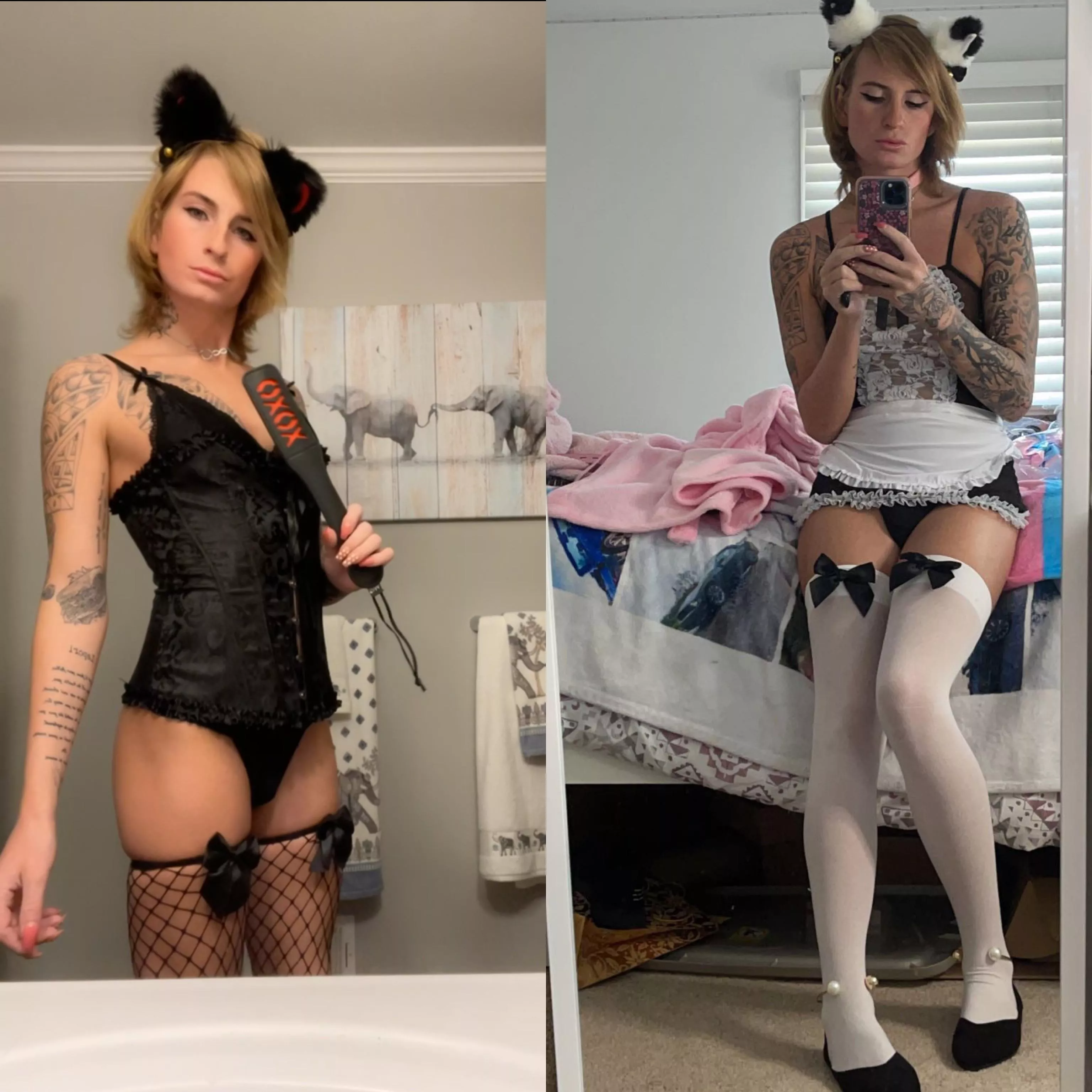I can be your mistress or I can be your maid 😋 posted by DakodaRose96