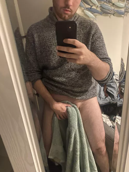 I can feel the towel slipping!!! Message me and maybe I’ll show you with it off 😜😘 by Yourdream8ZZD