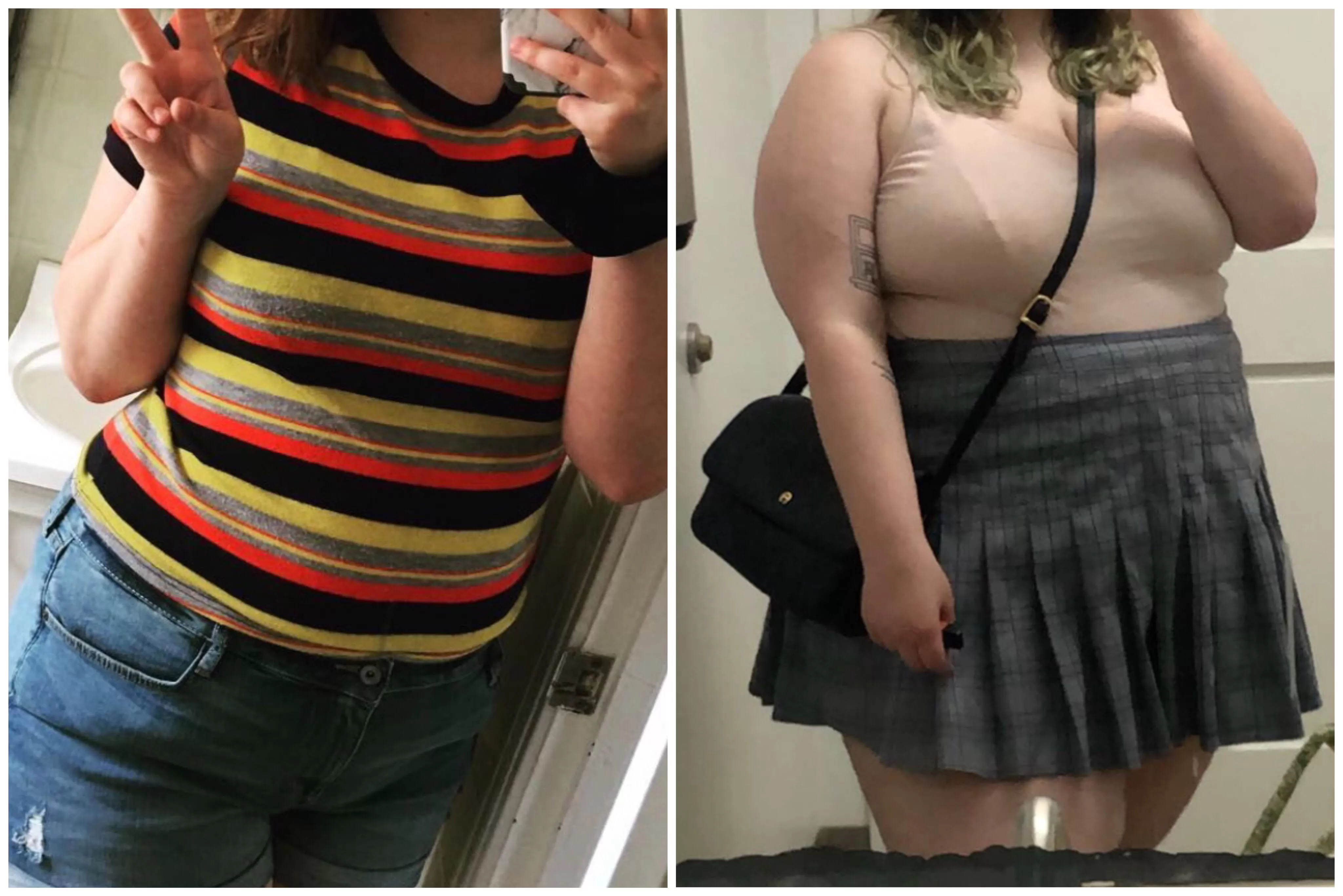 i can’t believe i used to be that small! bigger is so much better posted by ellla72