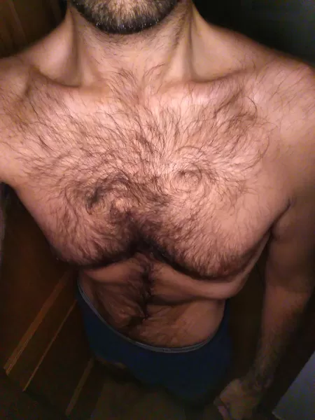 I can't believe I used to shave my chest 😂 by felixvelasco