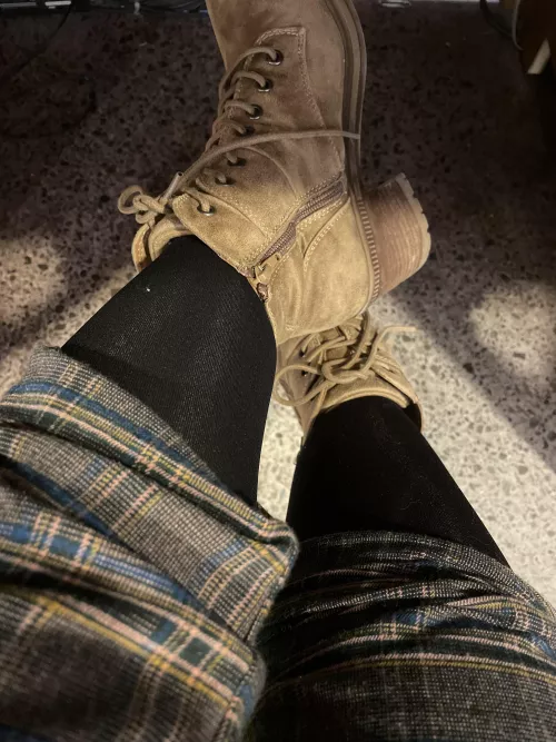 I can’t help but think about a dick and balls getting squished beneath my heels in these boots... by chloethefae