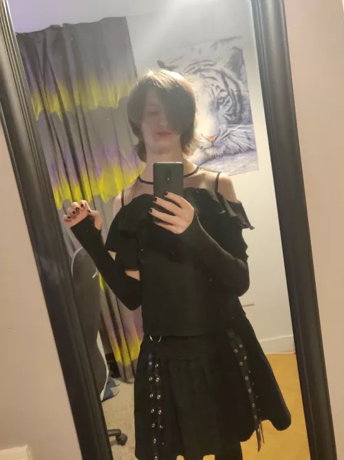 I can't offer you a big tiddy goth gf, but I can offer a no tiddy gamer bf though <3 by Femboy_Joanna