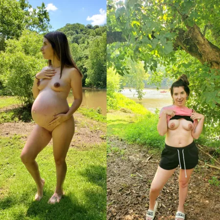 I cant wait to take a 3rd picture here when I'm pregnant again ☺ by zilly69