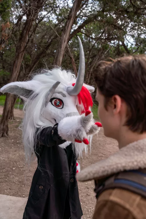 I choose you for Fursuit Friday! by hallowedgears