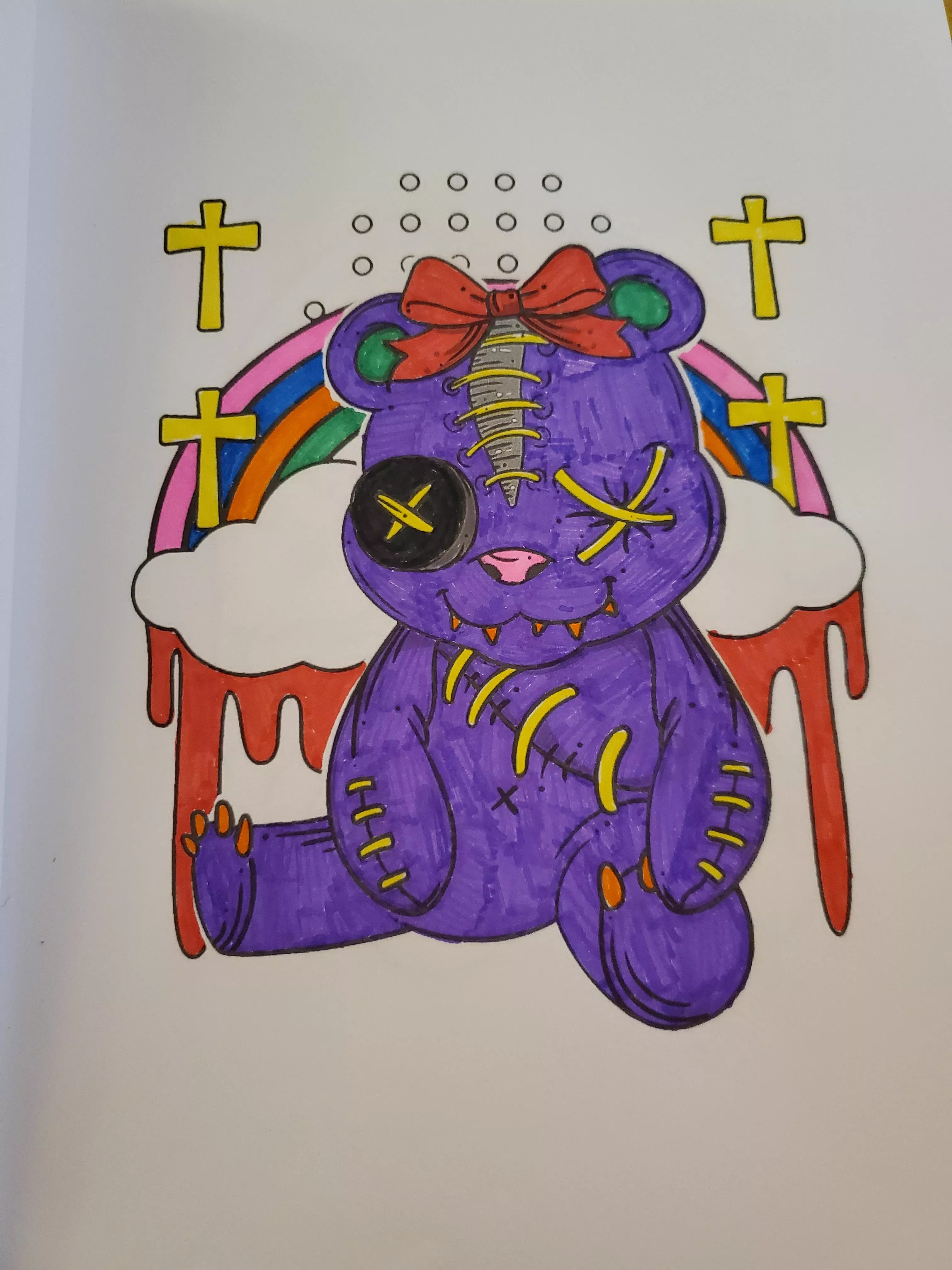 I colored this today! 👻🥰 posted by princess_nyaaa