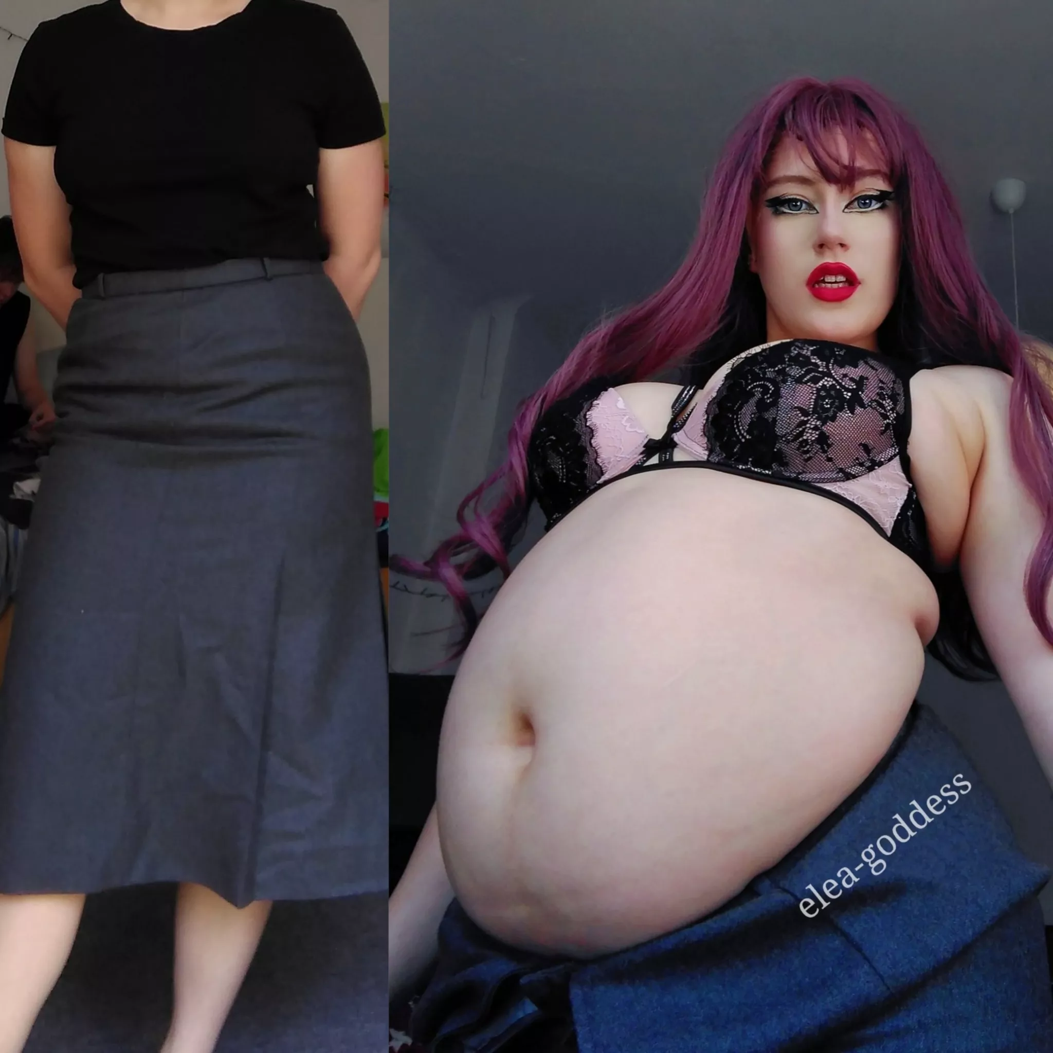 I couldn't even attempt to pull it over my gut posted by elea-goddess