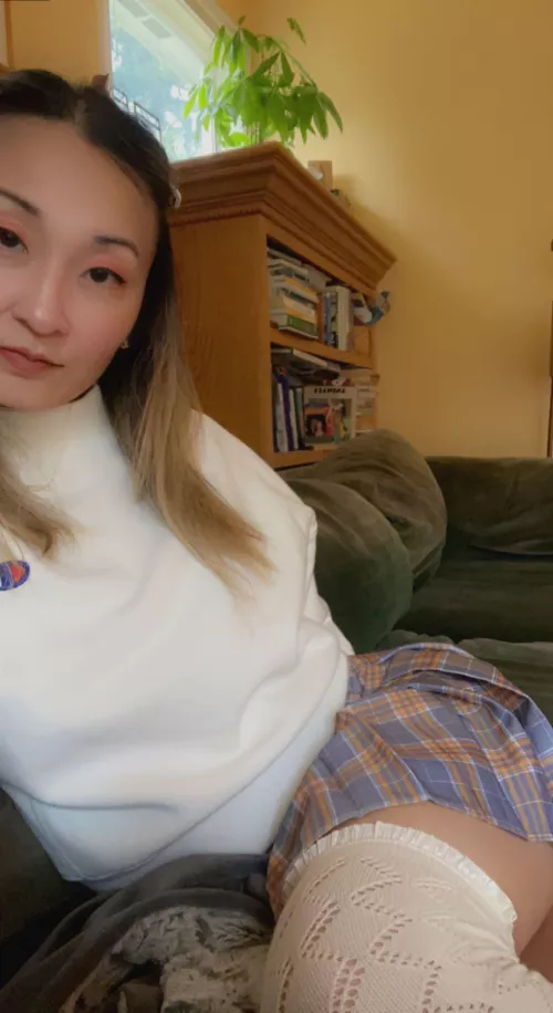 I cut the shorts out of this skirt 😈 by intangible-assets