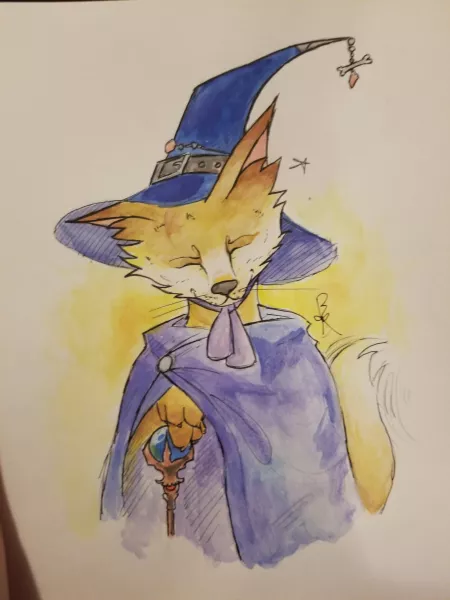I decided to draw Honeyfrost as a witch for Spooktober by yeet-my-life-