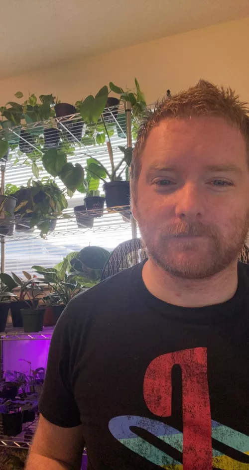 I decided to take a picture of me with my WFH background. by thundere59