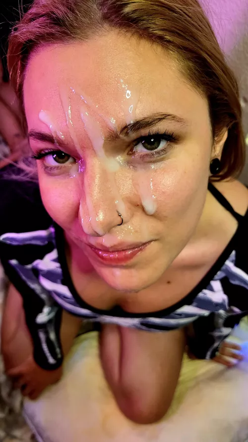 I didn't miss a drop on my face! by pennycakez