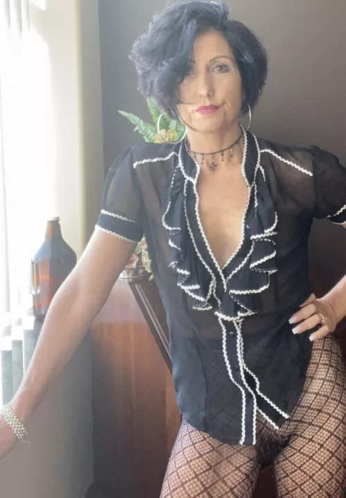 I do have the stockings on.... but we’re the panties by blackboxbianca