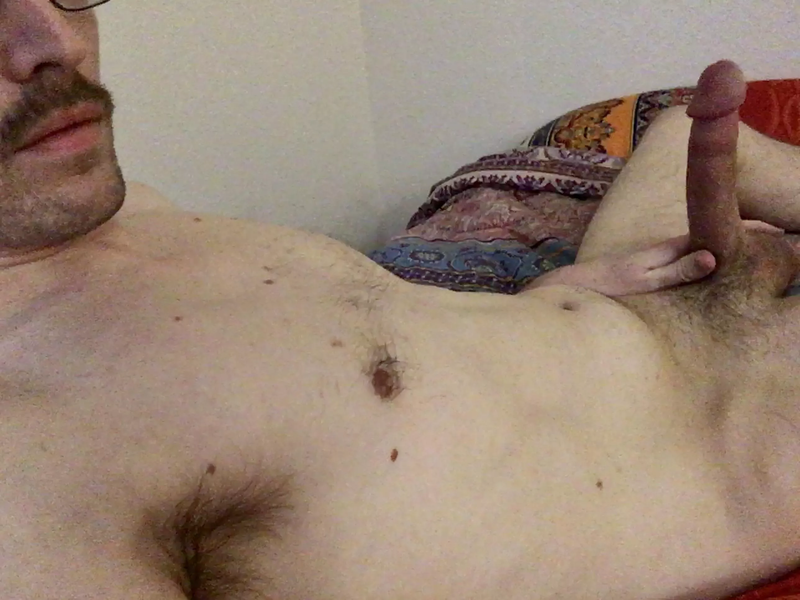 I don’t consider myself huge by any means, but I’m not sure many people expect it from the nerd with glasses and a mustache… posted by akgay92