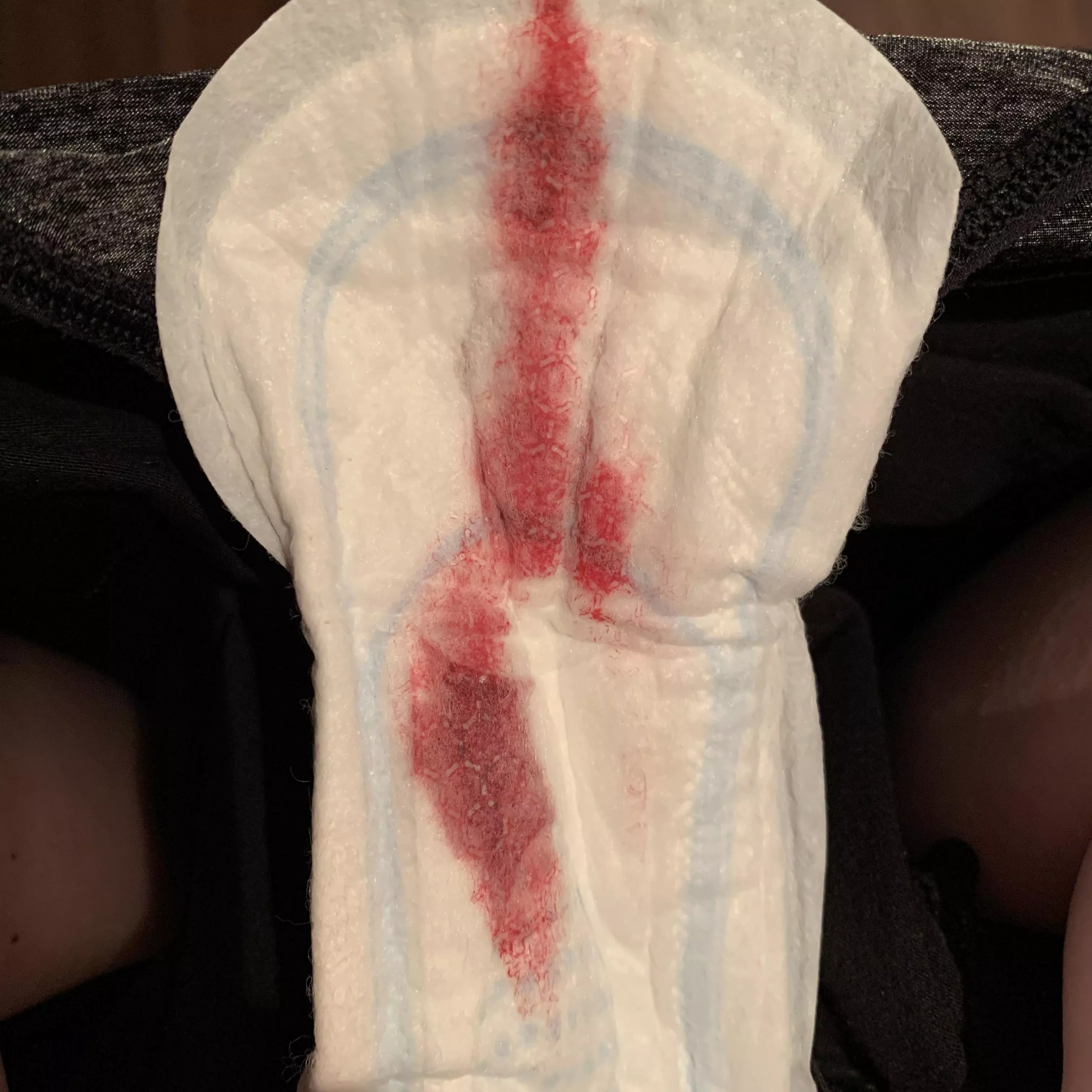 I don’t get my period very often, but I can briefly offer this add on to my panties or send you a pad. Can also add a cream pie to any order. Whatever you prefer! 😘 posted by Advice_needed77