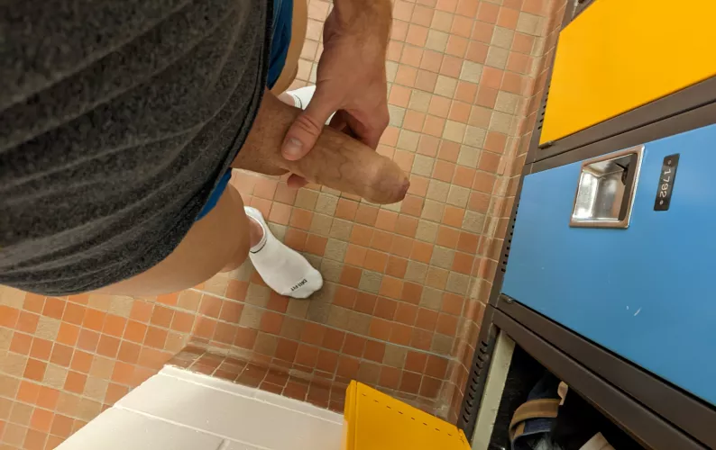 I don't post here often but thought this fit. Just got really hard after my shower by LZ110