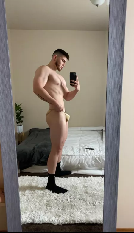 I don’t think it fits all in these undies…🤨😈 by Oziasxriaz