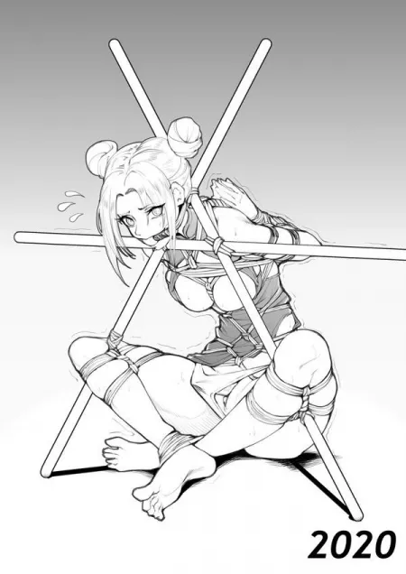 I don’t think she’s getting out of this anytime soon. She’s definitely trapped, eheheh. by xropebunny