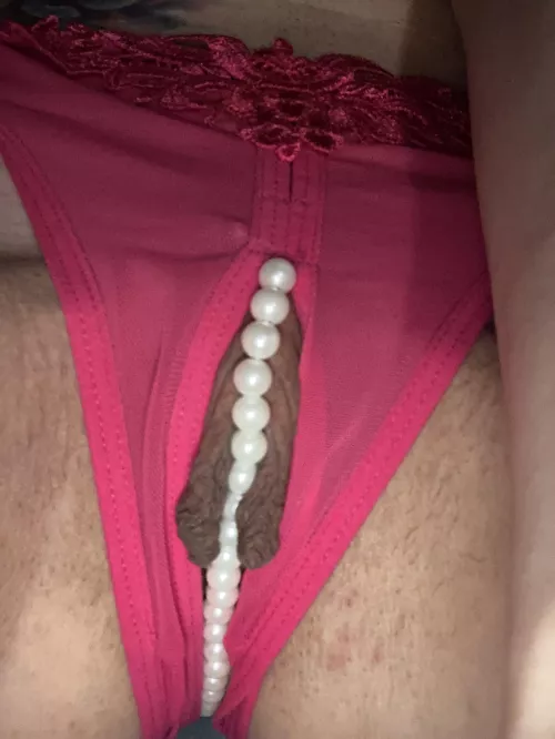 I don’t think these panties were made for ladies with large lovely lips like mine lol. by littlejewelfeet