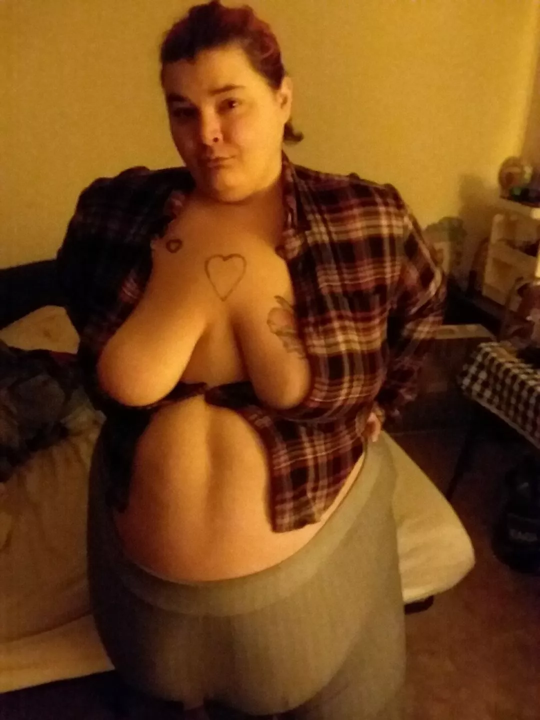 I don't think this shirt fits anymore... posted by ssbbwpiggy1