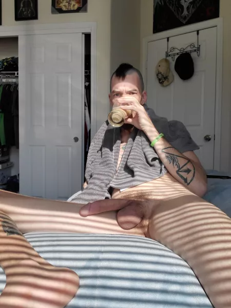 I dont want to do anything today, much less get dressed. by evilass666