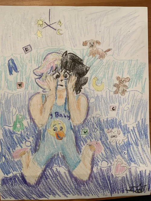 I drew Melanie!! by lordmultifandomx