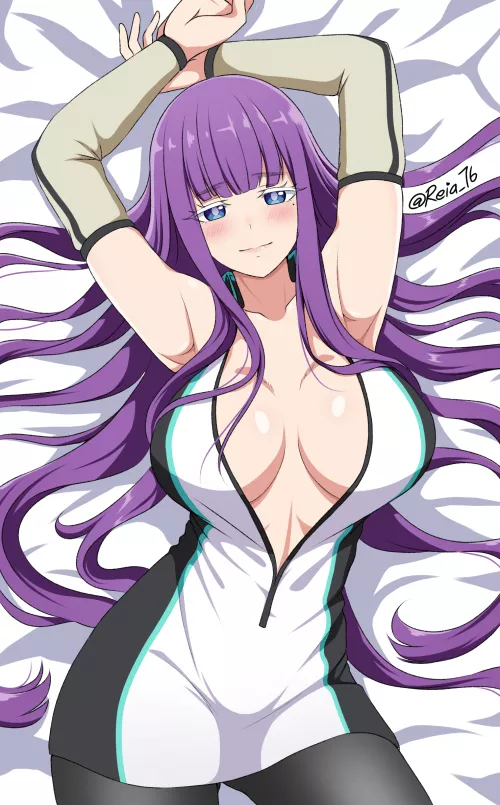 I drew mira suou from World end harem by Reia_76