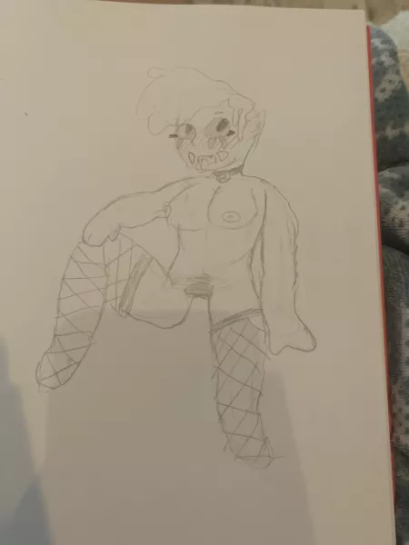 I drew my favorite hardest boss but ✨lewd✨ hope you guys enjoy <3 (it’s Hush if you can’t tell) by LezbeanFurry