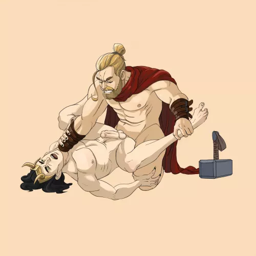 I drew this!!! (Give me a follow @IsNothingness on the bird app, I draw men fucking from time to time) by Daddy_Wagner