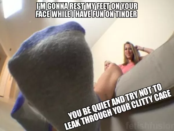 I dripped a puddle making this. For no reason by ChasteFootSlut