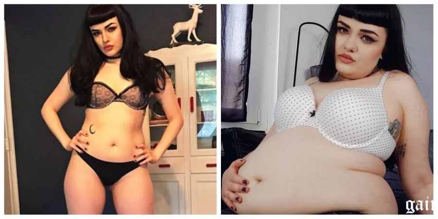 I feel like I’ve really been living up to my “GainingGothGF” title over the past year or so 😋 by hmmwelp