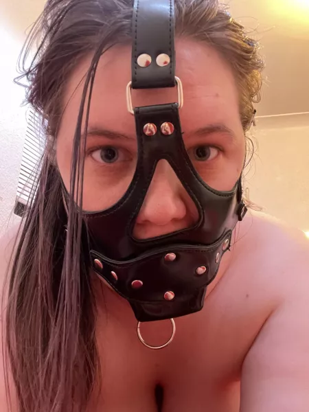 I feel so violated and controlled in this gag… is my new favorite 🥰 by chaosbondage