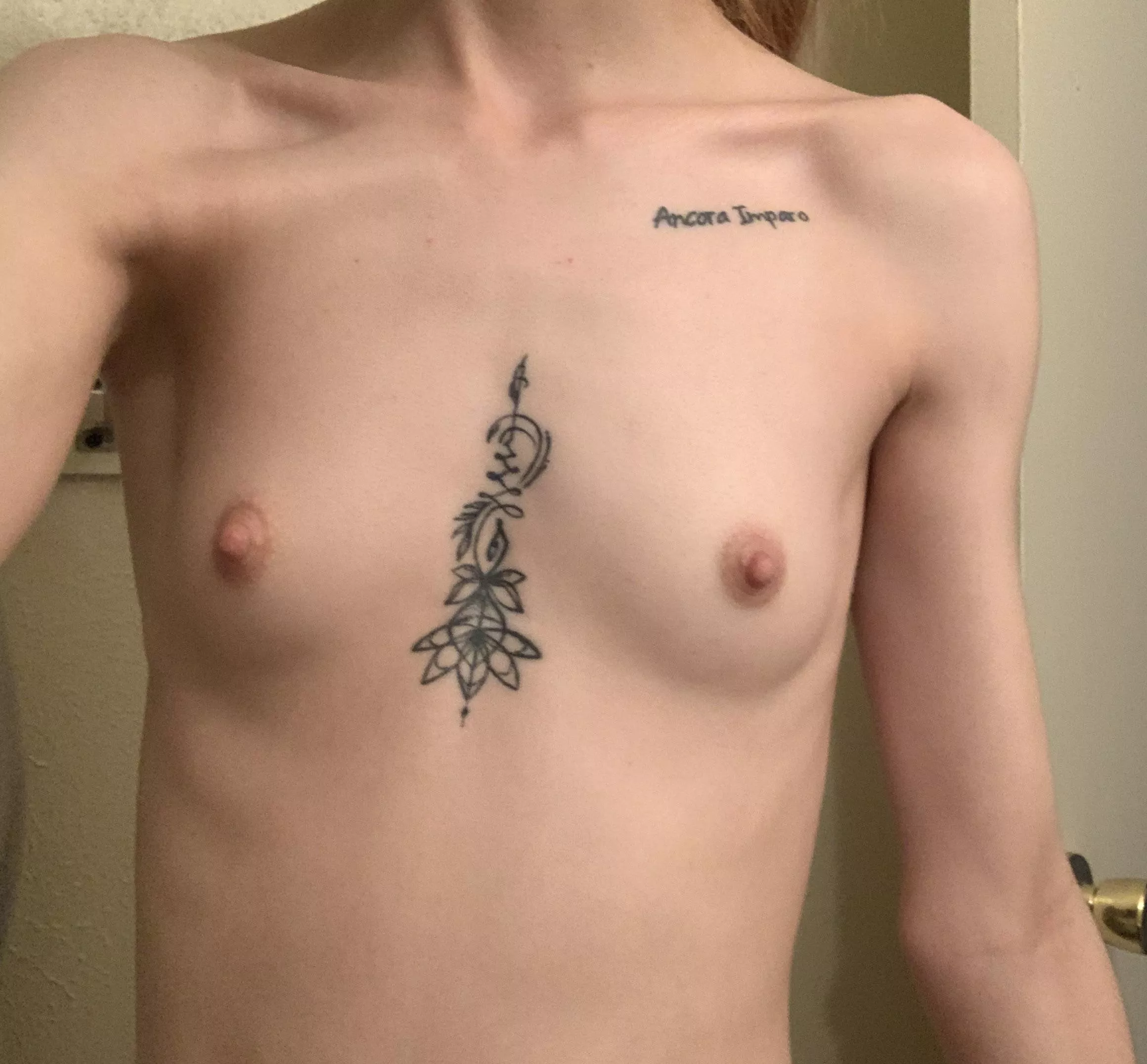 I felt like my nipples were perfect for the page ❤️😈🥵 (19f) posted by MandalaFun