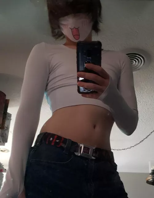 I felt really cute today 🥰. What do you all think? by femboyMouse