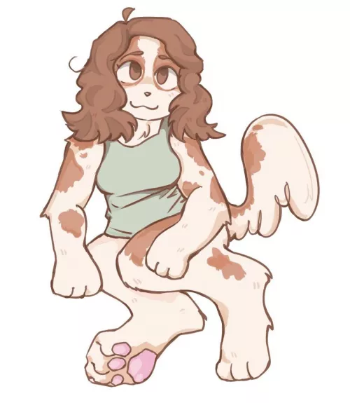 I finally got a tablet!! My oc, Penny by honeytuft