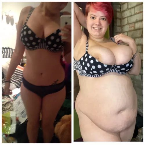 I found one of my old bras!! You wouldn’t belive the bra is an F cup 😱 by Doctorsybil1