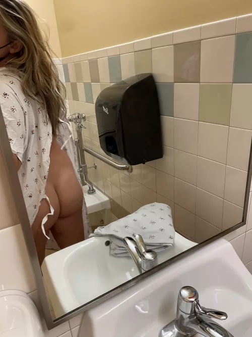 I giggled when the male nurse told me to leave my panties and socks on!! I was supposed to wear panties?! by mommymrschief