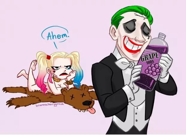 I got a bear skin rug and some grape soda in ice by Short-Gift