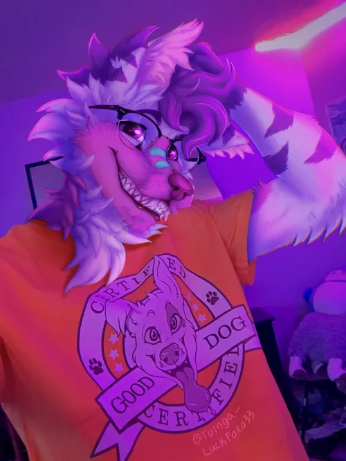 I got a new shirt! (Art by me) by LuckFoxo33
