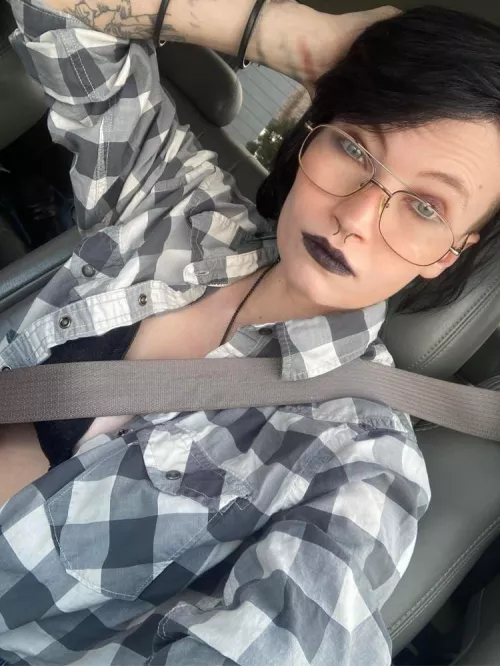 I got all dressed up for once 🖤💀🖤 by Ax-Attack