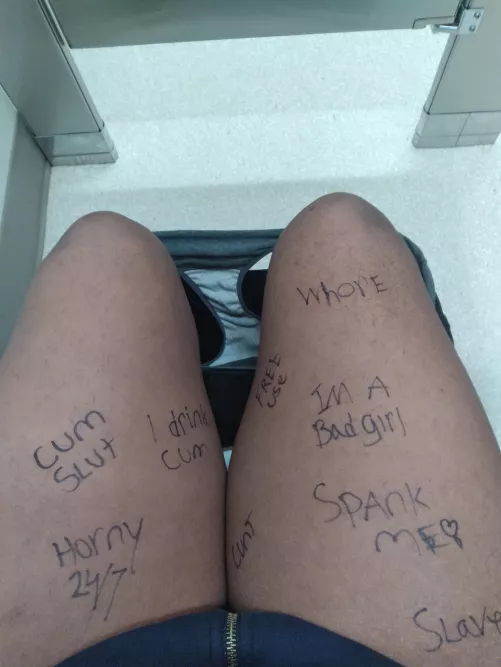 i got bored at work and i had a marker. what else should i write?